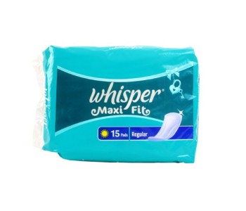 WHISPER MAXI REGULAR 15 PADS